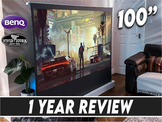 1 Year Review - BenQ TK700 4K Projector & Vivid Storm 100" Electric Screen (Home Cinema Setup) - VIVIDSTORM