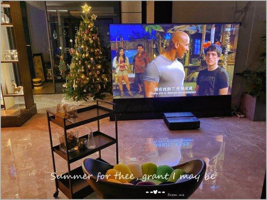 Proyector Epson + Pantalla Enrollable Automática Control desde Celular con Usb Dongle #vividstorm - VIVIDSTORM