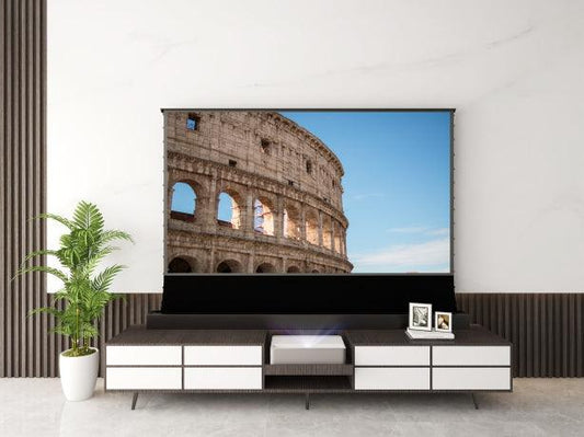 How to restore if there is no gap in the upper cover after the floor-to-ceiling screen is closed? - VIVIDSTORM