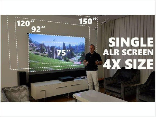Single ALR Screen 4 Different Projection Size ( Tutorial ) - VIVIDSTORM