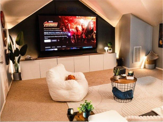My Ultimate Cozy Home Theater Makeover - VIVIDSTORM