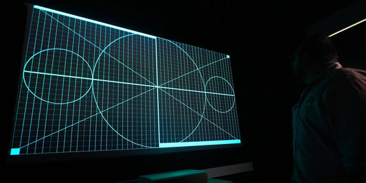 Home theater serie- EleHome theater seriesctric Tension Floor Screen With  Ultra Short Throw Ambient Light Rejecting Material - VIVIDSTORM
