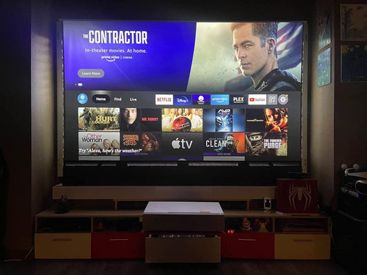 Another upgrade for home theater: a screen that emits sound - a sound-transmitting projection screen - VIVIDSTORM
