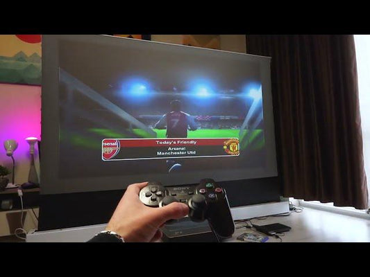 Testing PS2 Games On HUGE 100 Inch Screen-PS2 POV Gameplay Test - VIVIDSTORM