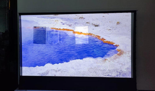 Comparison test of BenQ TK850 projection screen and white wall: Are you still projecting white wall? - VIVIDSTORM