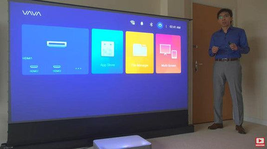 Vividstorm Motorized Floor-Rising ALR Screen: Ideal for 4K UST Projector? - VIVIDSTORM