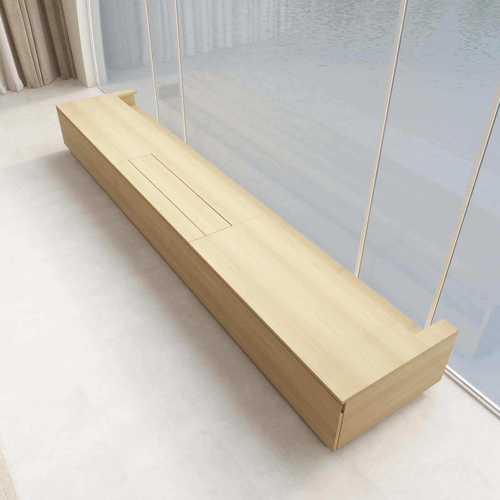 2025 New VIVIDSTORM Motorized Laser TV Cabinet Barcelona Mark III