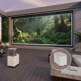 Bundle VIVIDSTORM Motorised Long Throw Projector Cabinet Astra & DuraPlus Weatherproof Motorized Outdoor Projector Screen