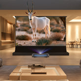 BUNDLE Awol Vision Aetherion PRO / MAX UST Projector & VIVIDSTORM S PRO Motorized Tension Floor Rising UST ALR Projector Screen