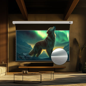 Écran de projection lenticulaire motorisé à tension VIVIDSTORM Lite 150