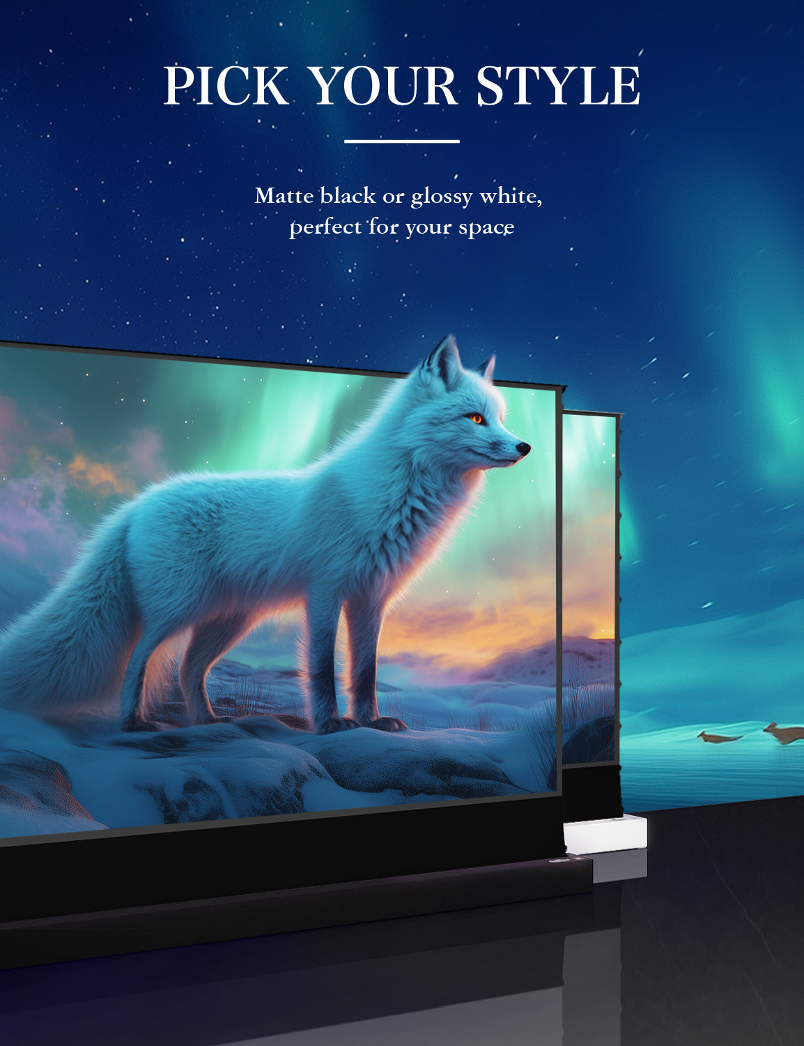 شاشة عرض عدسية متحركة عالية الارتفاع من VIVIDSTORM S Lite