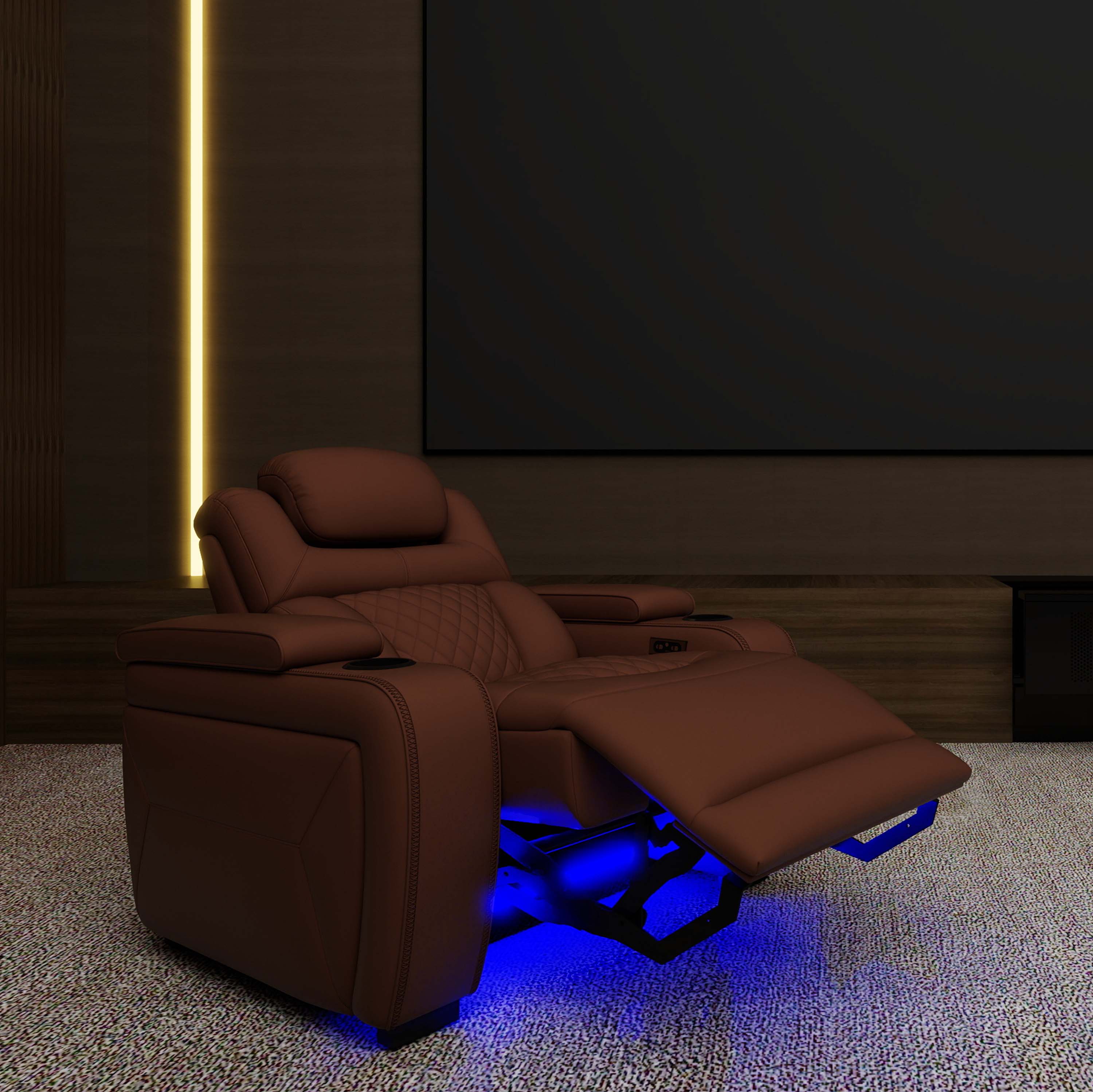 VIVIDSTORM Divino Luxury Home Theater Lounge Recliner