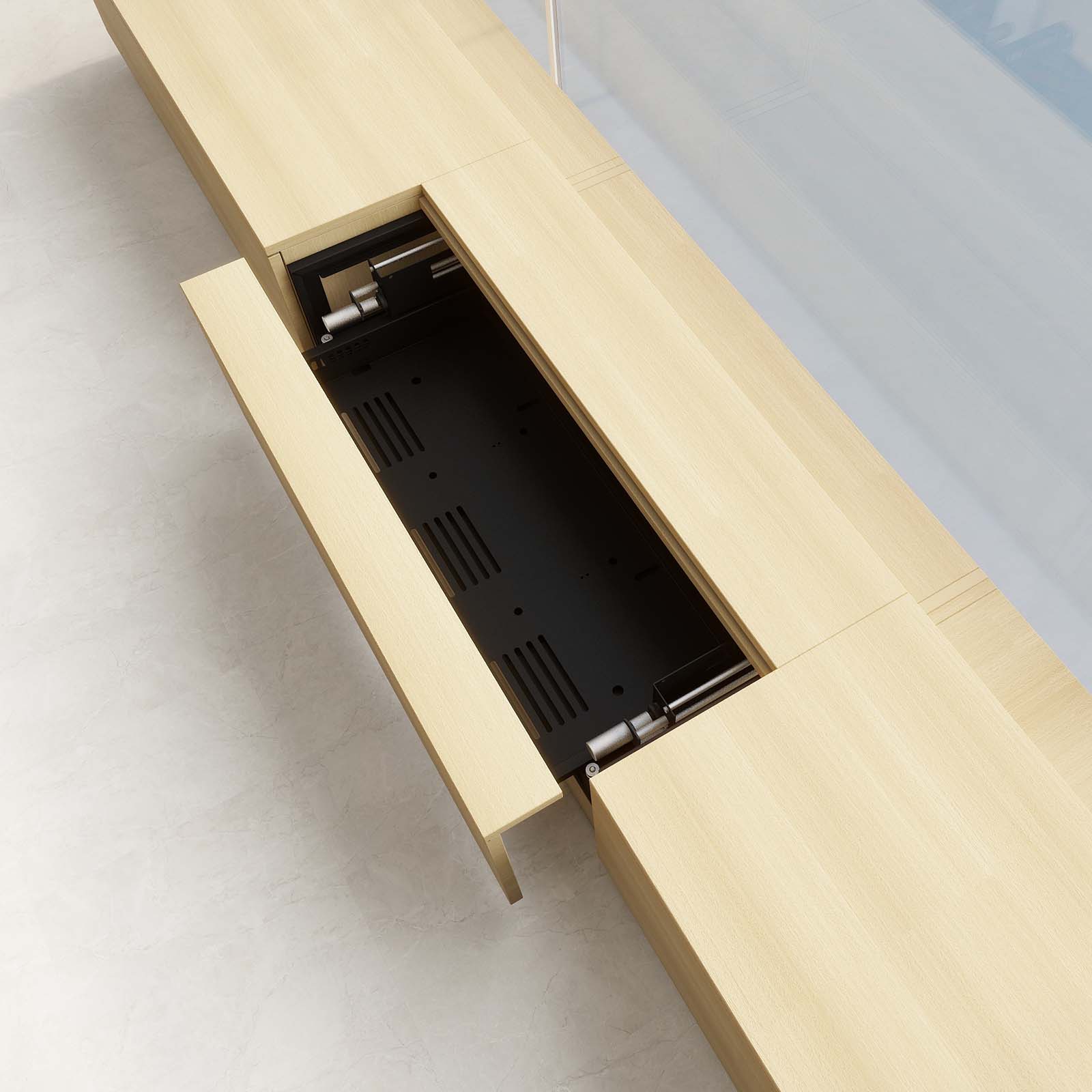 Nouveau meuble TV laser motorisé VIVIDSTORM Barcelona Mark III 2025