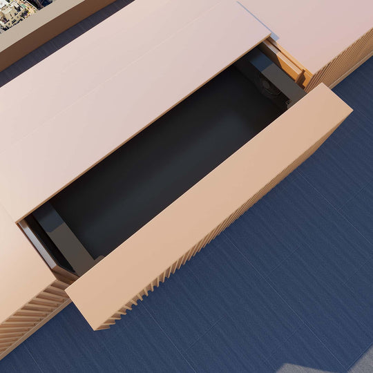 مجموعة VIVIDSTORM - جهاز عرض وشاشة وخزانة تلفزيون ليزر بمحرك VIVIDSTORM من جنيف