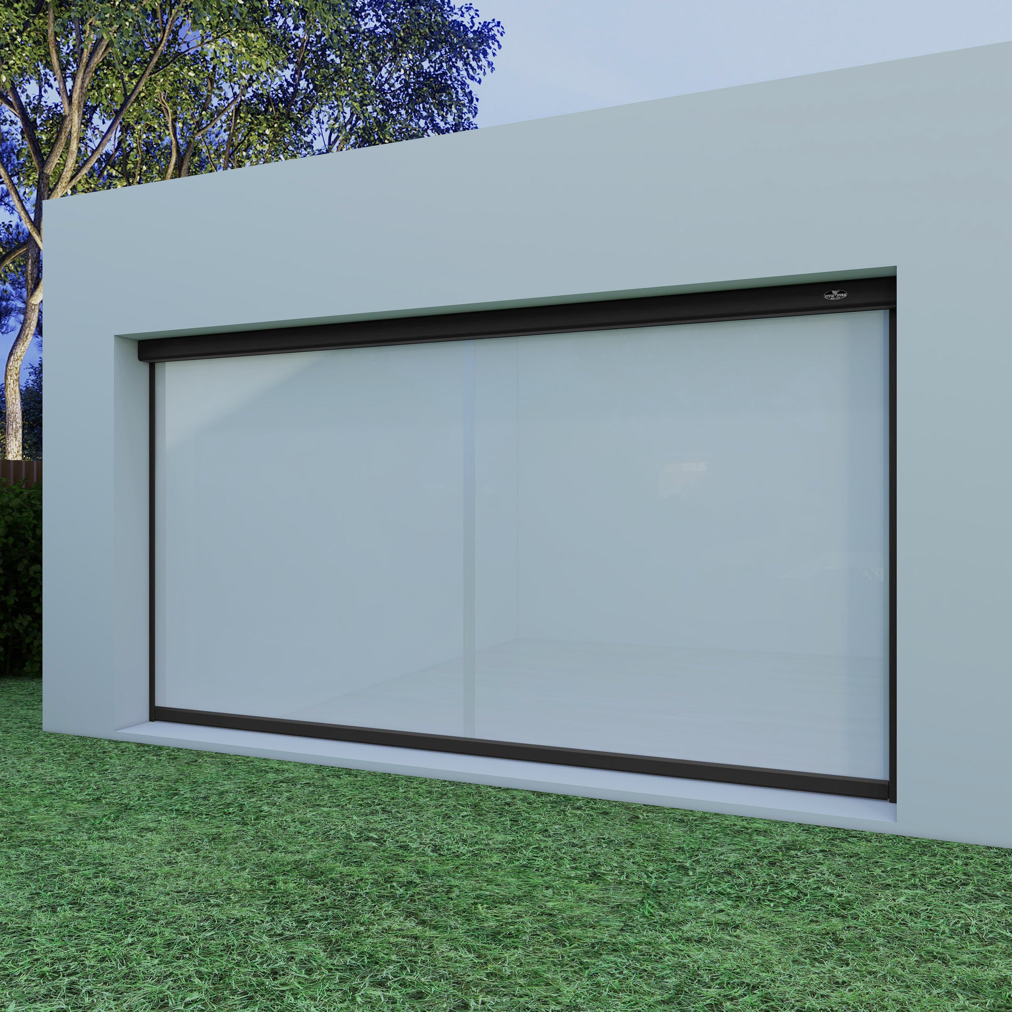 VIVIDSTORM DuraPlus Weatherproof Motorized Outdoor Projector Screen