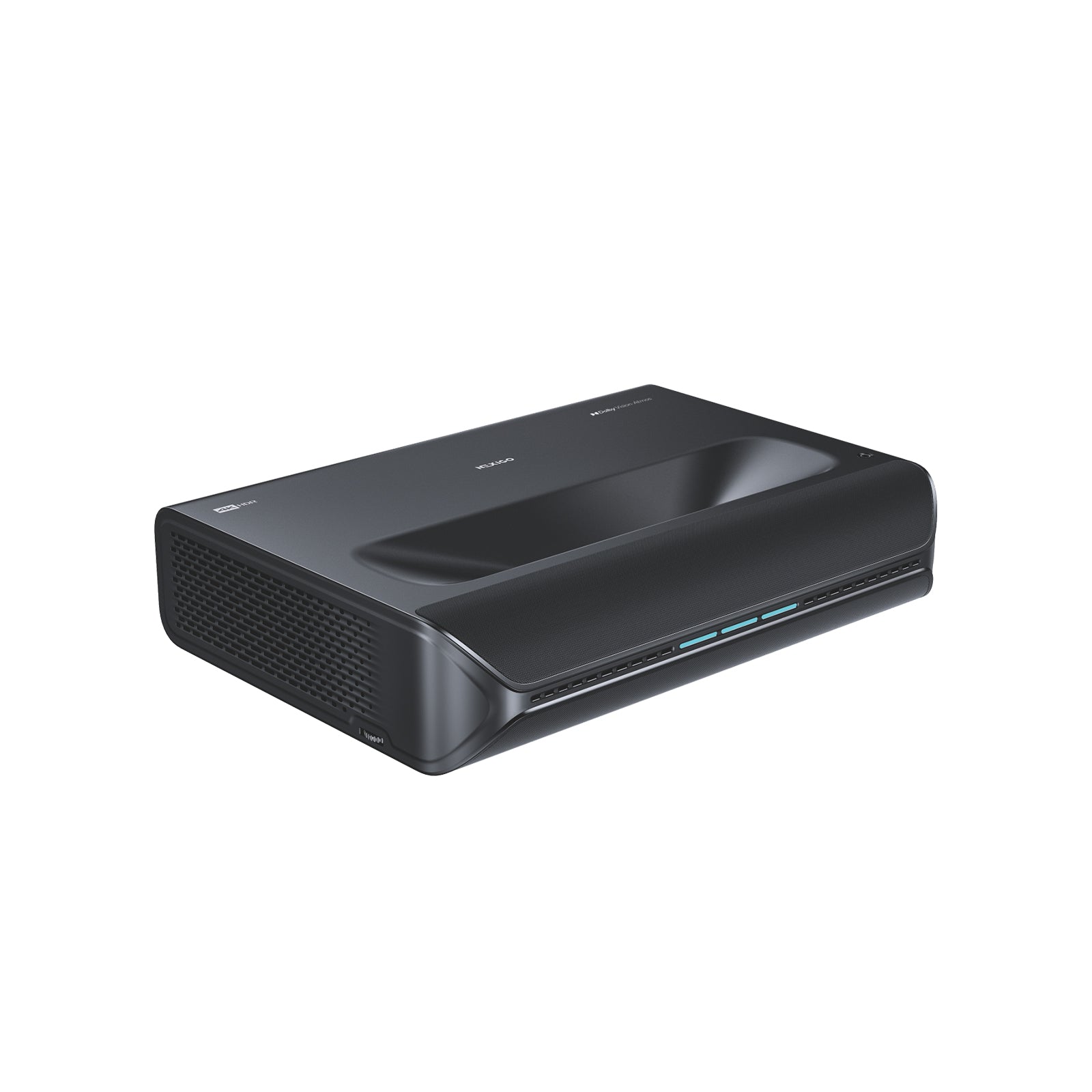 NexiGo Aurora Pro MKII UST Tri-Color Laser Projector & VIVIDSTORM S PRO Motorized Tension Floor Rising UST ALR Projector Screen