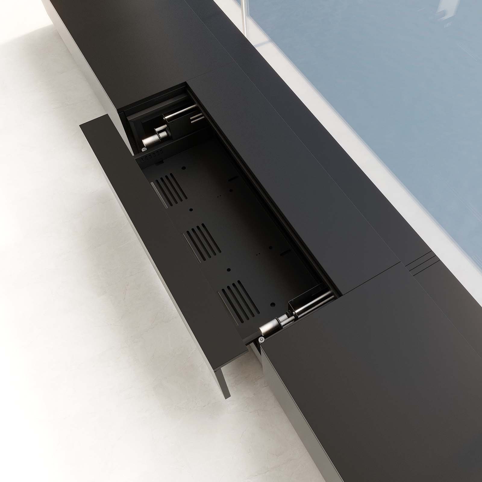 2025 New VIVIDSTORM Motorized Laser TV Cabinet Barcelona Mark III