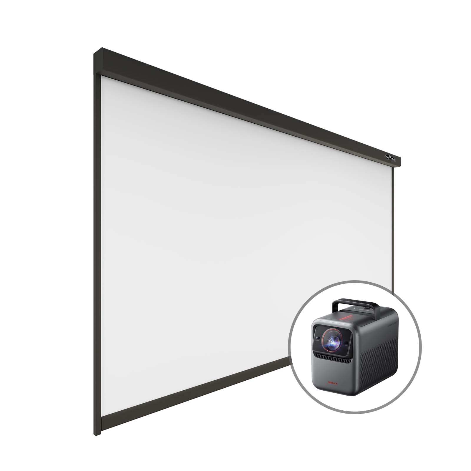BUNDLE Anker Nebula X1 Projector & VIVIDSTORM DuraPlus Weatherproof Motorized Outdoor Projector Screen Pre-Order