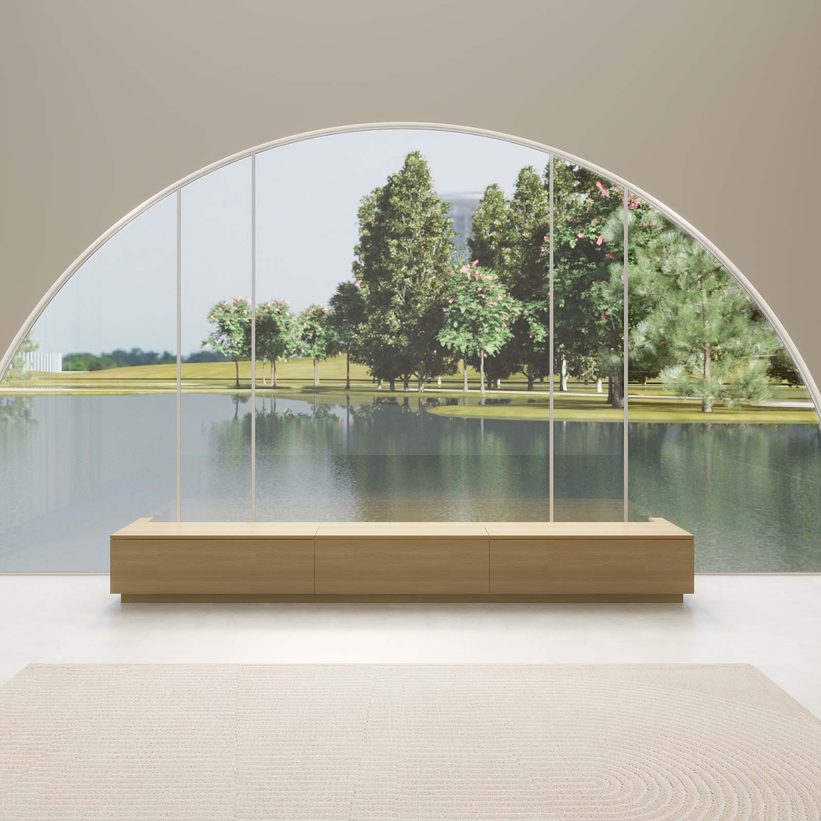 2025 New VIVIDSTORM Motorized Laser TV Cabinet Barcelona Mark III