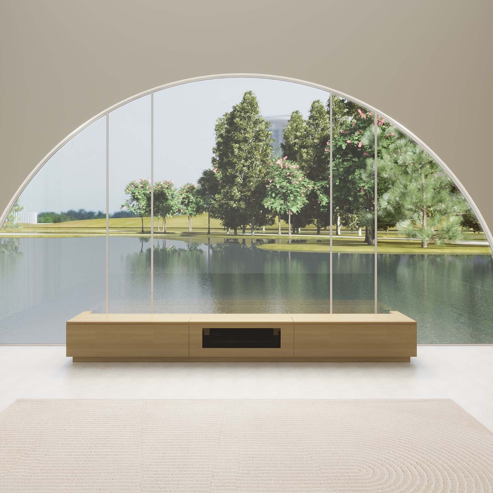 Auf Lager: Neuer motorisierter VIVIDSTORM Laser-TV-Schrank Barcelona Mark III (Modelljahr 2025)