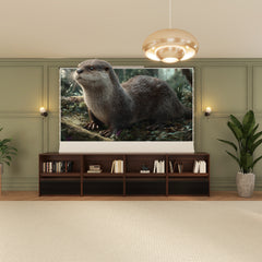 Bundle VIVIDSTORM Nexus Motorized Projector Screen Integrated Shelving Unit & S White Cinema/S ALR Motorized Tension Floor Rising Projector screen