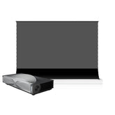 BUNDLE HISENSE PX4 PRO Triple Laser Projector & VIVIDSTORM S Lite Hyper Motorized Tension Floor Rising Lenticular ALR Projector Screen