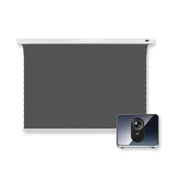 Bundle Formovie X5 PRO Projector & VIVIDSTORM ALR Slimline Motorized Tension Obsidian Long Throw ALR Projector screen