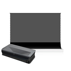 BUNDLE AWOL VISION LTV-3500 pro/3000 pro Projector& VIVIDSTORM 150” S Lite Hyper Motorized Tension Floor Rising Lenticular ALR Projector Screen