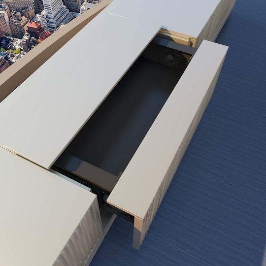 مجموعة VIVIDSTORM - جهاز عرض وشاشة وخزانة تلفزيون ليزر بمحرك VIVIDSTORM من جنيف