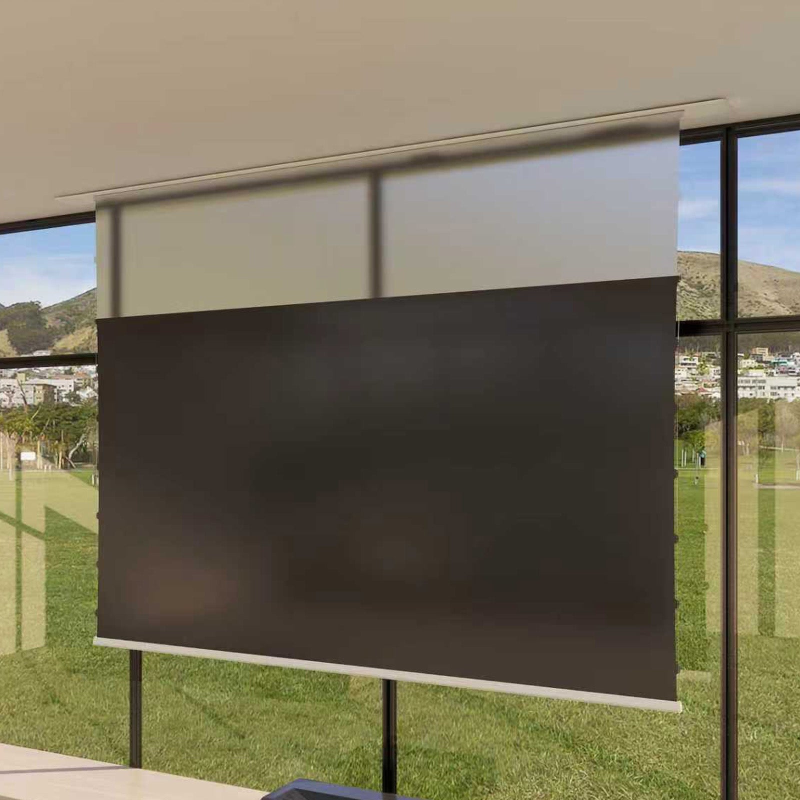 VIVIDSTORM PHANTOM Recessed In-Ceiling Motorized Tension UST ALR Projector screen