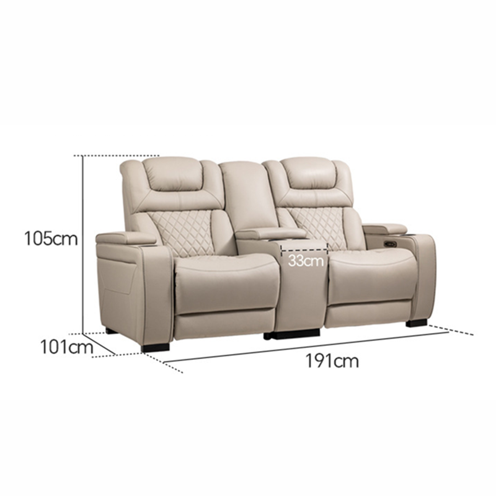 VIVIDSTORM Divino Luxury Home Theater Lounge Recliner