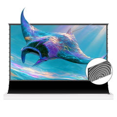 VIVIDSTORM SilicaFlex Motorized Floor Rising Fresnel Long Throw ALR Projector Screen Pre-order
