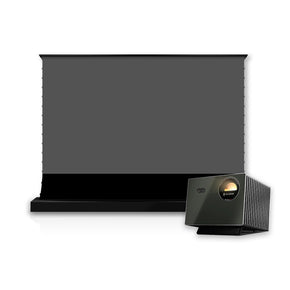 BUNDLE Valerion VisionMaster Pro 2 Projector & VIVIDSTORM S PRO Motorized Tension Floor Rising UST ALR Projector Screen