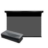BUNDLE AWOL VISION LTV-3500 pro/3000 pro 4K Triple Ultra Short Throw Laser Projector&VIVIDSTORM 150" Lite Hyper Slimline Motorized Tension Lenticular ALR Projector Screen