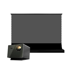 BUNDLE Valerion VisionMaster Max Projector & VIVIDSTORM S PRO Motorized Tension Floor Rising UST ALR Projector Screen