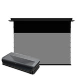 BUNDLE AWOL VISION LTV-3500 pro/3000 pro 4K Triple Ultra Short Throw Laser Projector&VIVIDSTORM 150" Lite Hyper PHANTOM Recessed In-Ceiling Motorized Tension Lenticular ALR Projector Screen