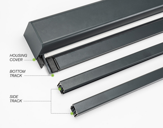 VIVIDSTORM DuraPlus Weatherproof Motorized Outdoor Projector Screen