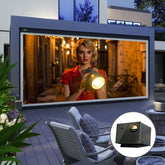 Bundle Valerion VisionMaster Pro2 Projector & VIVIDSTORM DuraPlus Weatherproof Motorized Outdoor Projector Screen