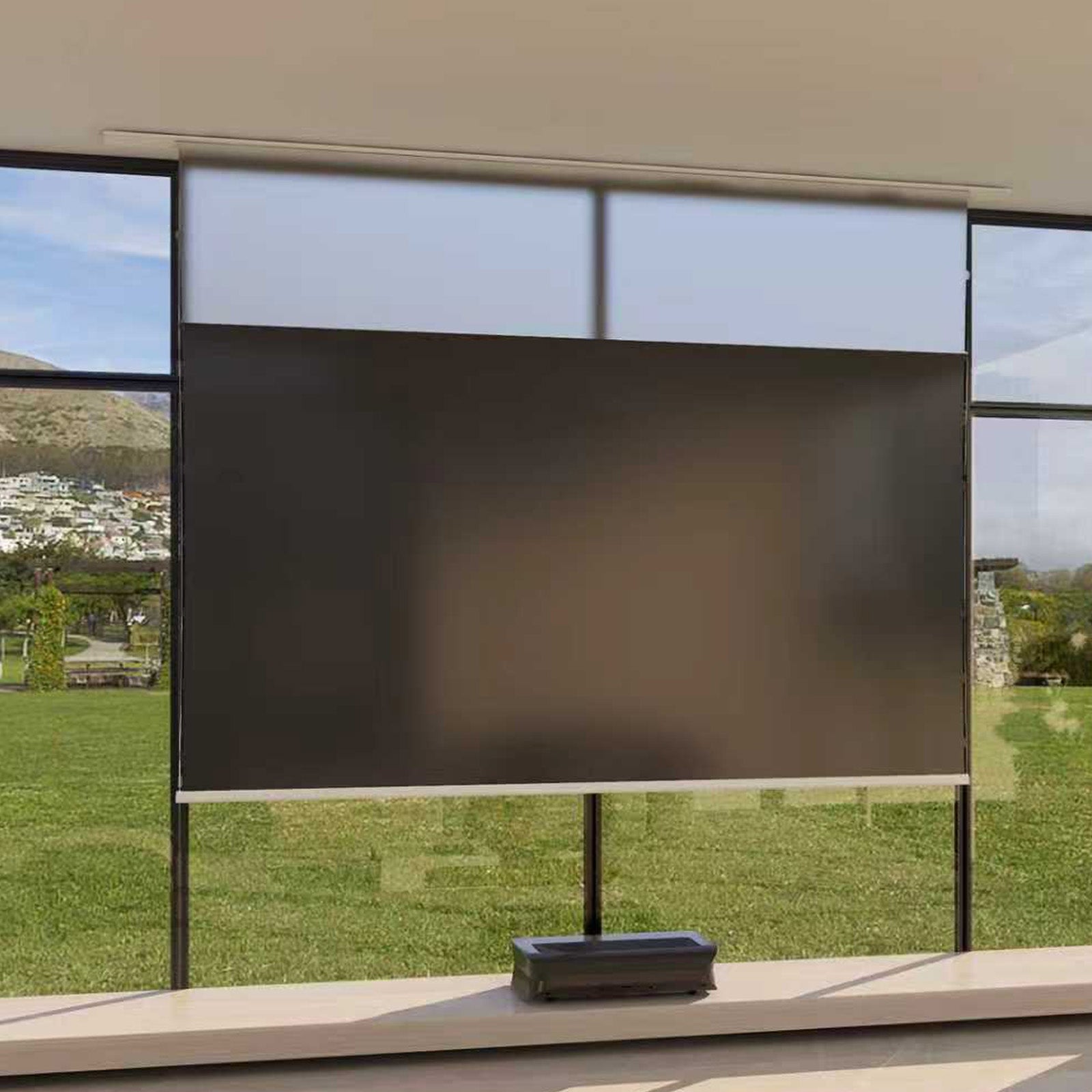 VIVIDSTORM PHANTOM Recessed In-Ceiling Motorized Tension UST ALR Projector screen