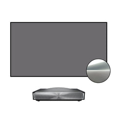 BUNDLE Hisense PX4 PRO UST Projector & VIVIDSTORM Lite Hyper Fixed Frame Lenticular ALR Projector Screen