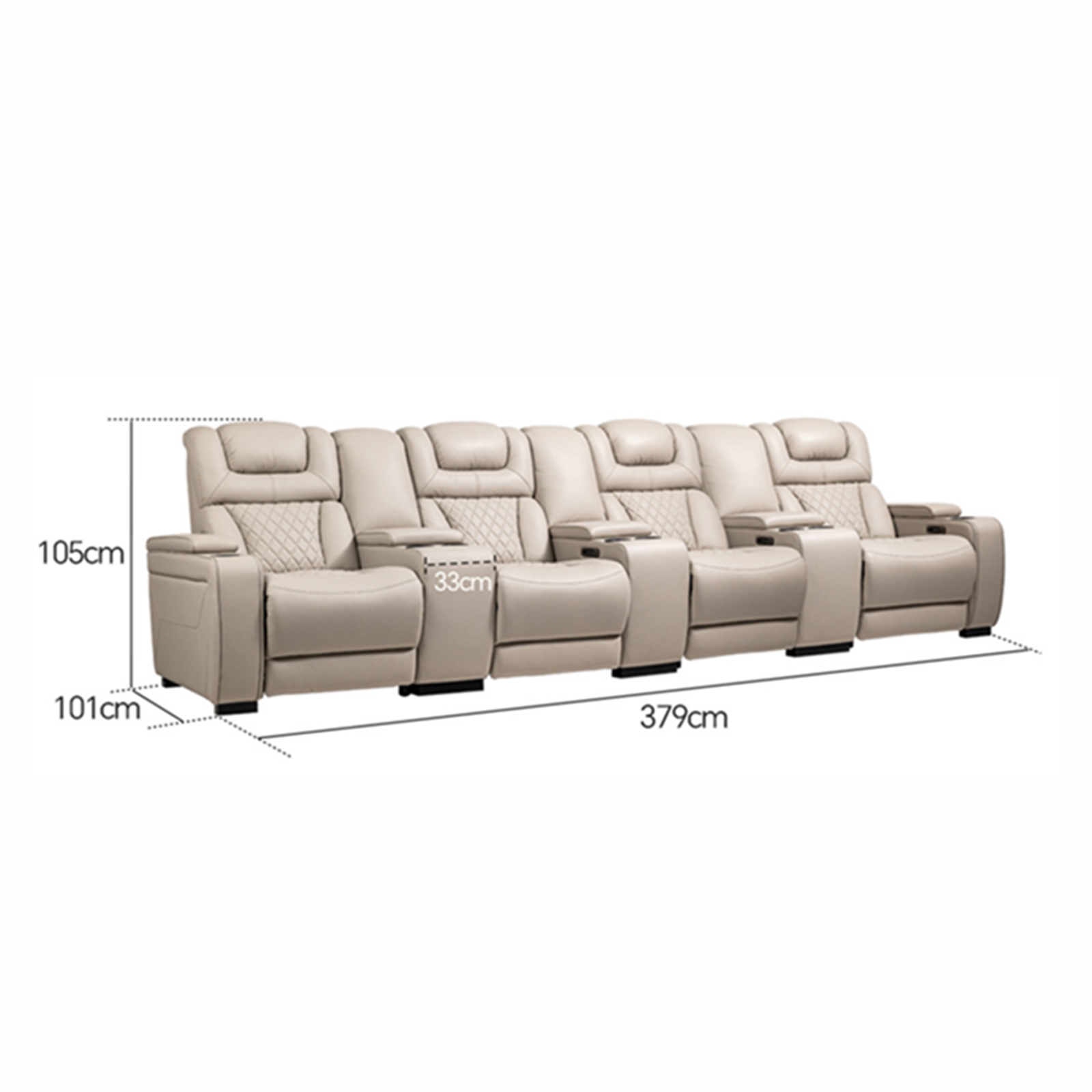 VIVIDSTORM Divino Luxury Home Theater Lounge Recliner