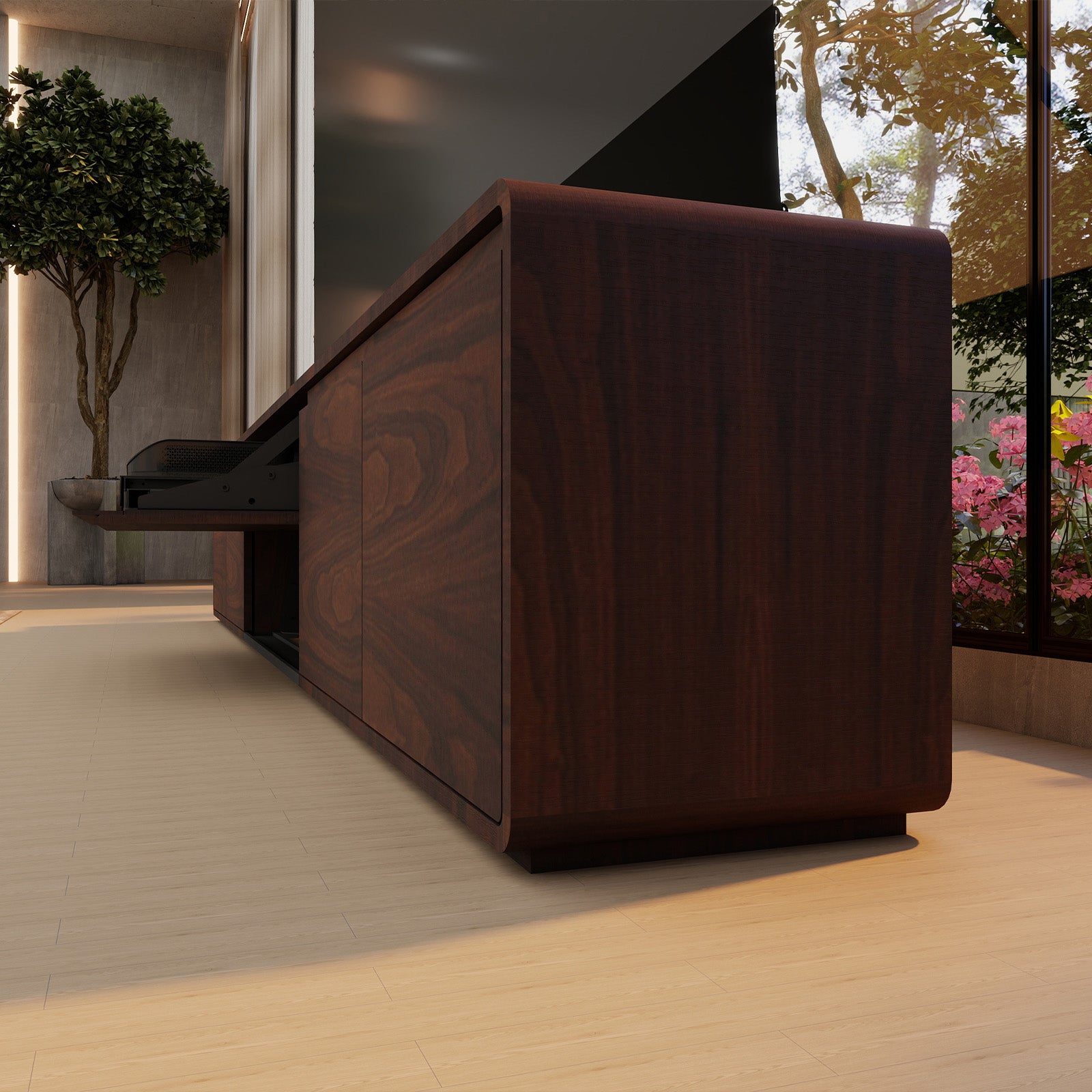 VIVIDSTORM Motorized Laser TV Cabinet Vienna