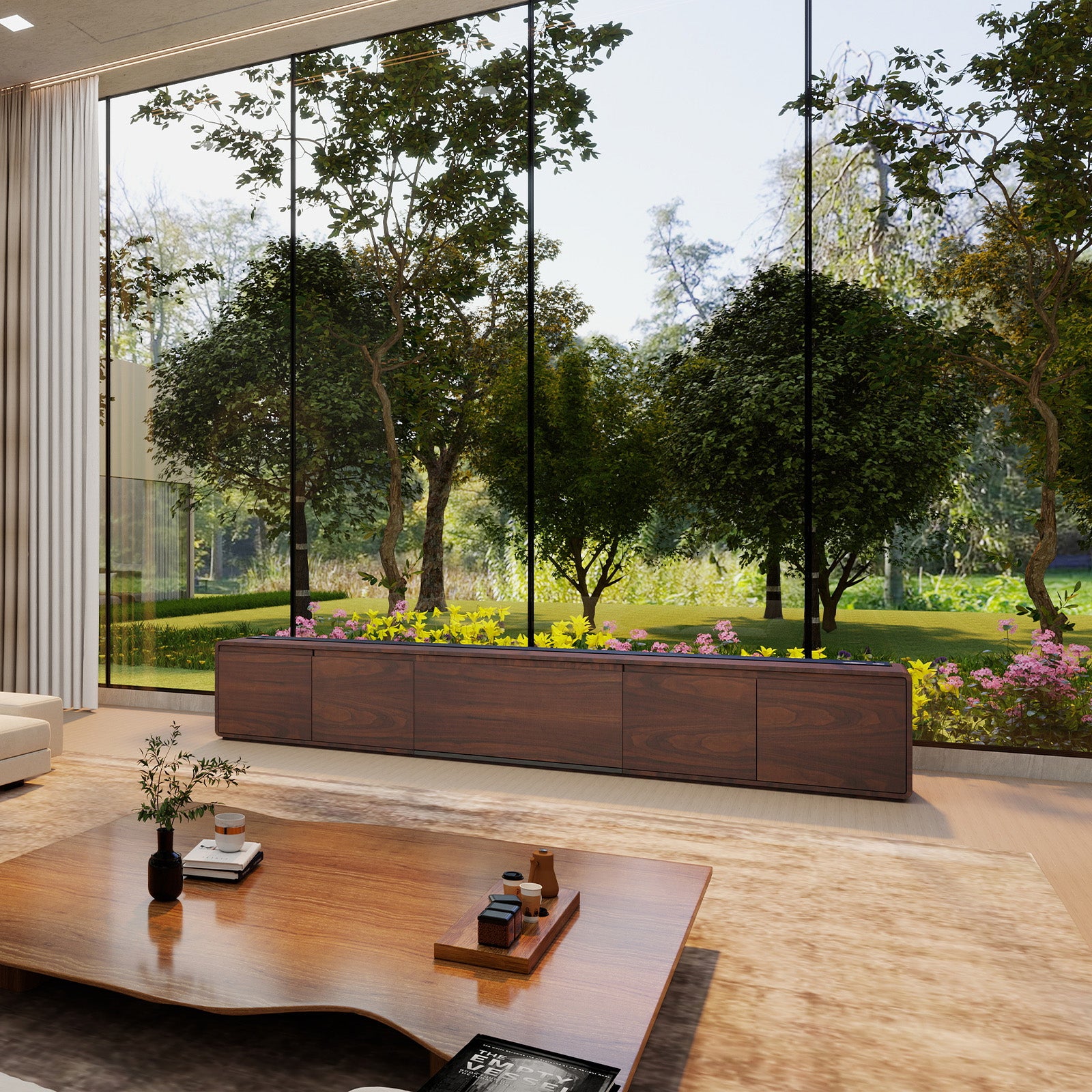 VIVIDSTORM Motorized Laser TV Cabinet Vienna