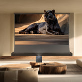 BUNDLE Formovie X5 Pro Projector&VIVIDSTORM S ALR Motorized Tension Floor Rising Obsidian Long Throw ALR Projector screen