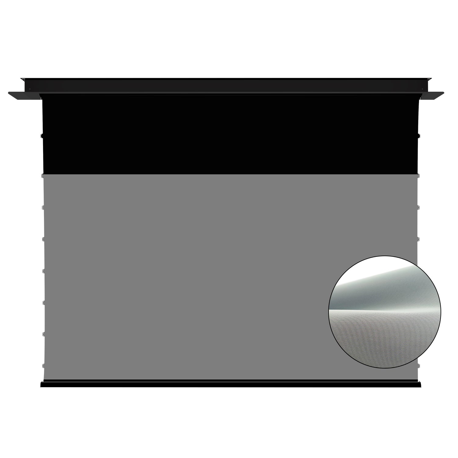 VIVIDSTORM Lite Hyper PHANTOM Recessed In-Ceiling Motorized Tension Lenticular ALR Projector Screen