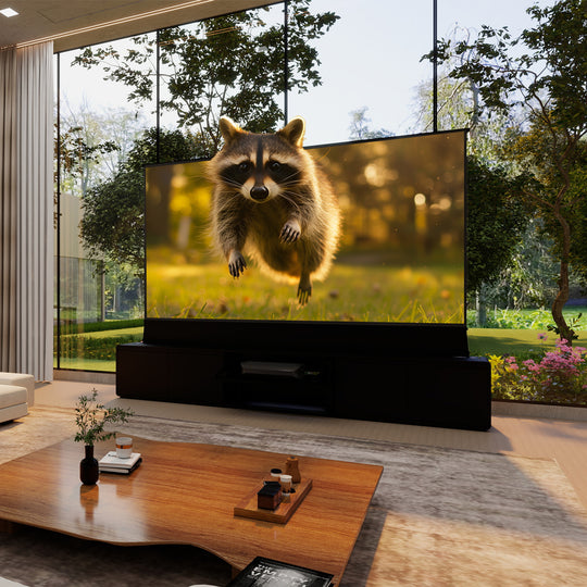 VIVIDSTORM Motorized Laser TV Cabinet Vienna