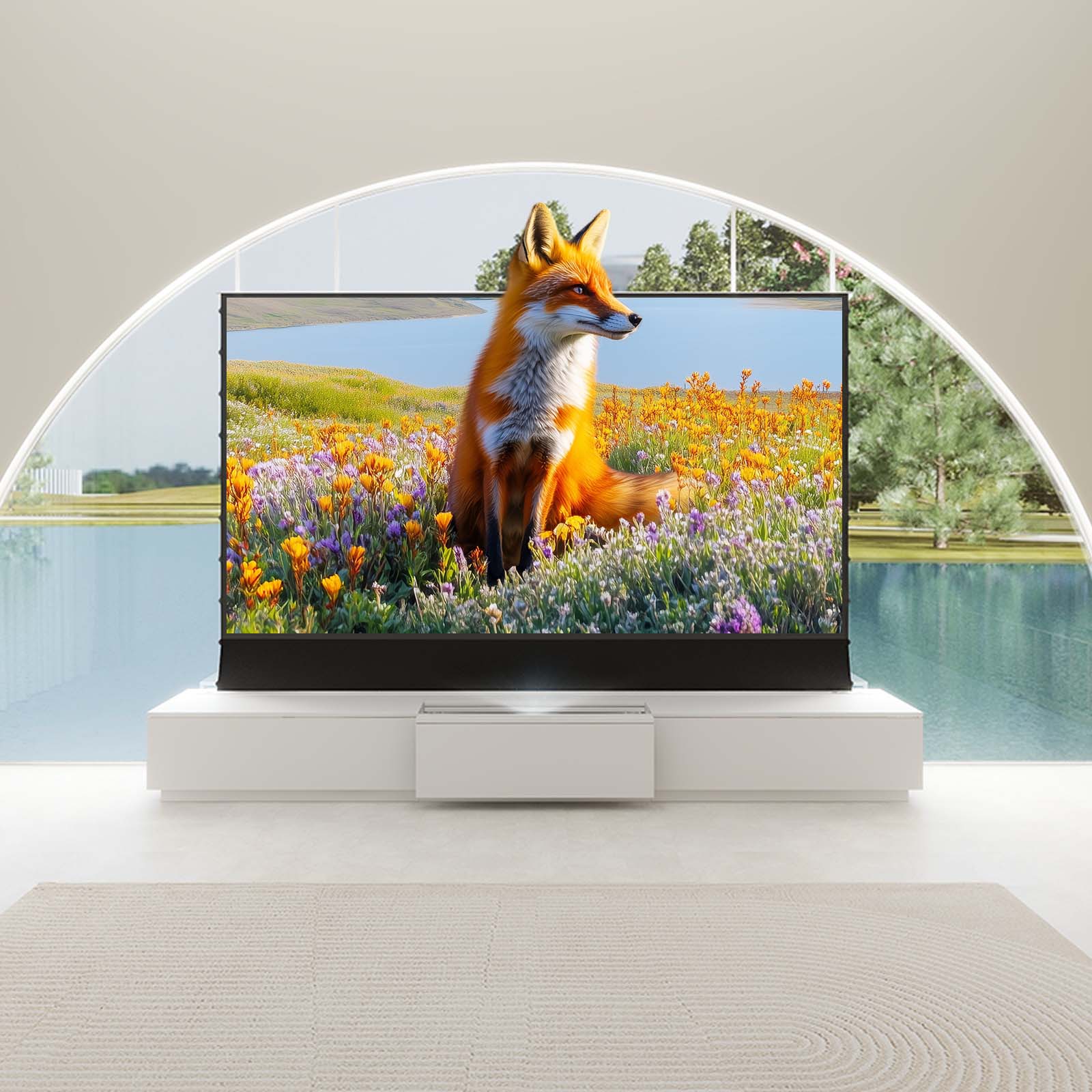 Nouveau meuble TV laser motorisé VIVIDSTORM Barcelona Mark III 2025