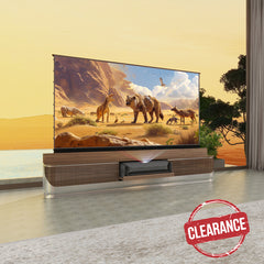 In Stock VIVIDSTORM Fully Concealed Premium Motorized Laser TV Cabinet DUNE-Limited Edition