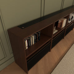 VIVIDSTORM Nexus Motorized Projector Screen Integrated Shelving Unit