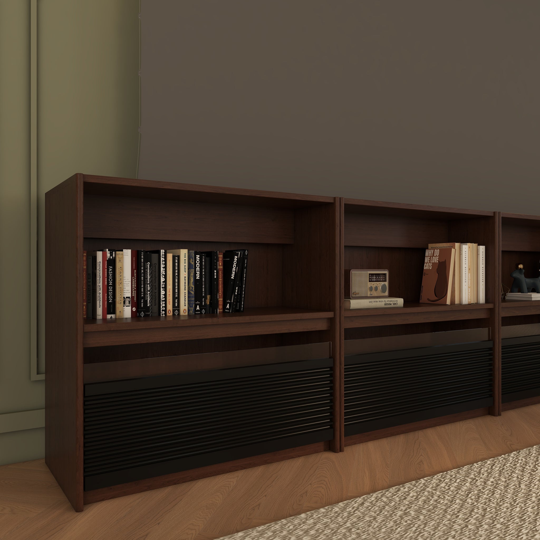 VIVIDSTORM Nexus Motorized Projector Screen Integrated Shelving Unit